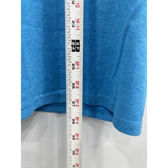 Graphic T-Shirt Pray On It Pray Over It Pray Through It Cross Tee Blue Size M - Picture 6 of 7